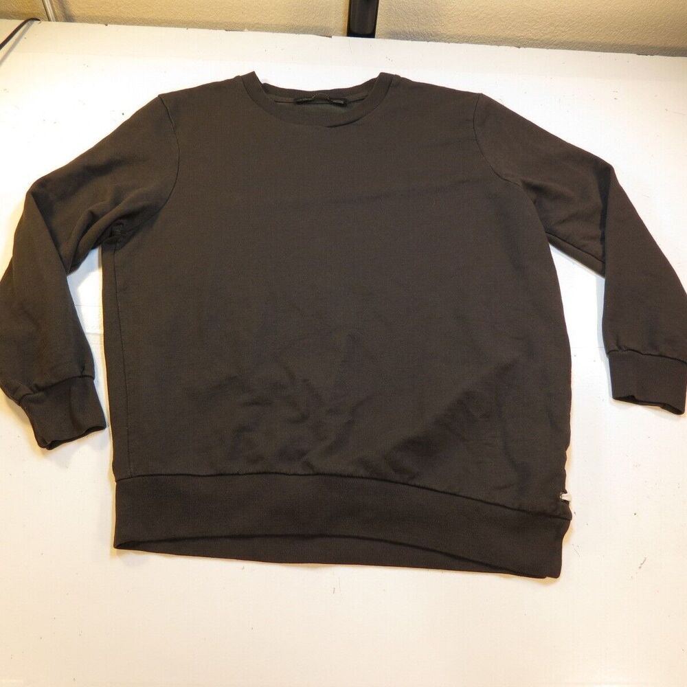 ALLSAINTS All Saints KIM SWEAT SIDE LACE UP JUMPER CREWNECK SWEATSHIRT Womens M